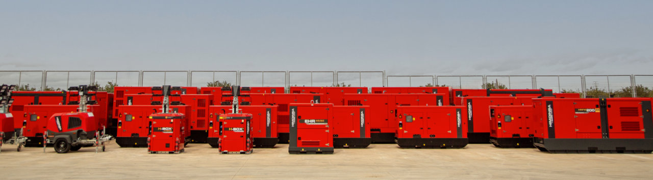Промислові генератори Himoinsa на складі Generators Hub в Румунії