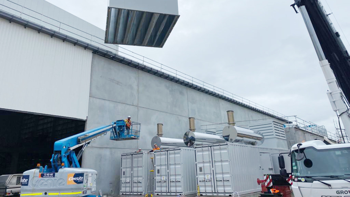 Woolworths Distribution Centre Сідней встановлення генераторів